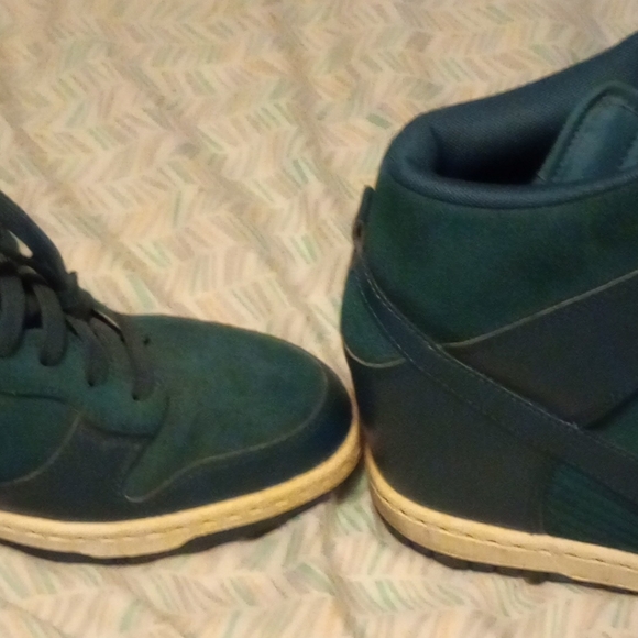 Nike Dunk Sky Hi Dark Sea Green Hidden Hedge Sneaker size 9.5 - Picture 7 of 11